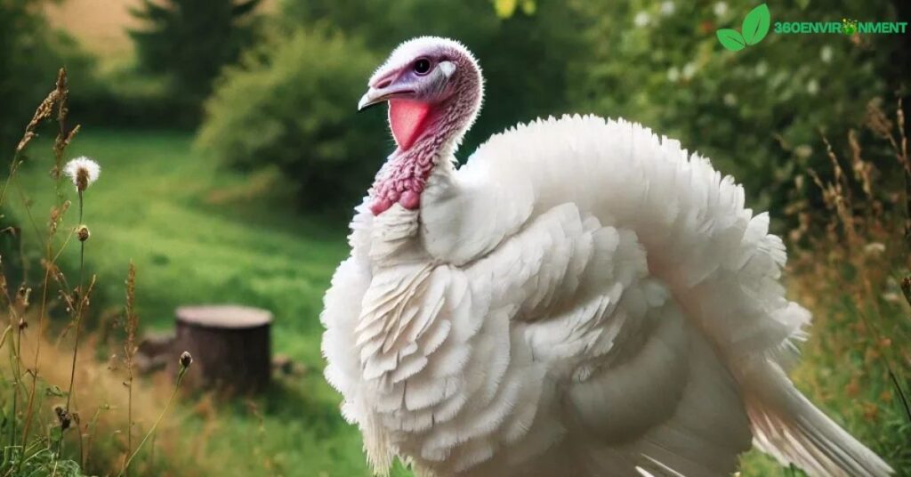 albino turkey